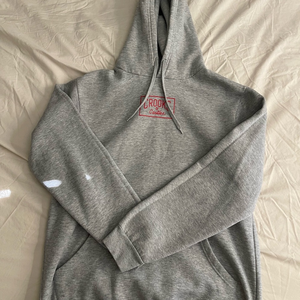 Gray Crooks & Castles Hoodie